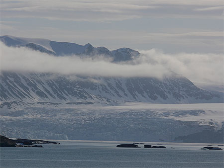 Glacier pr�s de Ny-Alesund