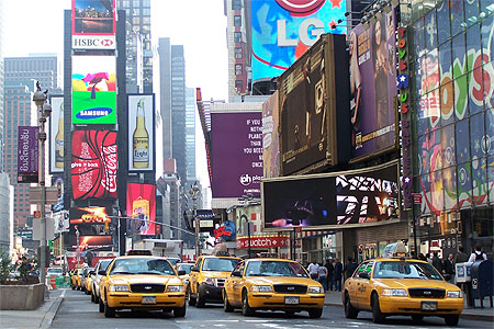 Taxi � times square