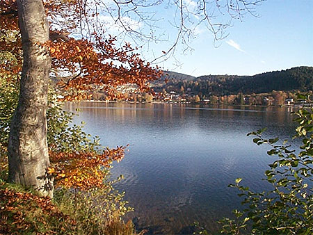 Le lac de G�rardmer en automne