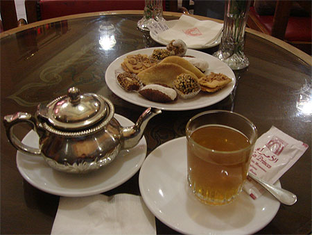 Un petit gouter � la marocaine!!!  pas mal