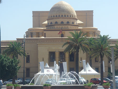 Le th�atre national de Marrakech