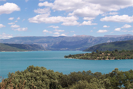 Les gorges du Verdon Lac sainte croix