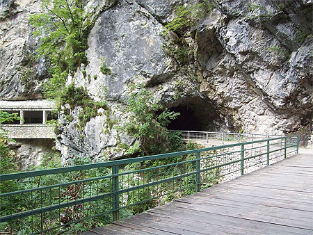 Route dans la Tolminka