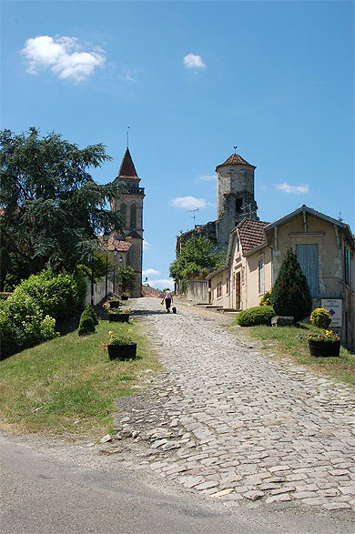La c�te pav�e vestige de l'�poque romaine