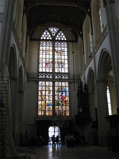 Vitrail de la Nieuwe Kerk