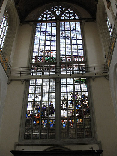 Vitrail de la Nieuwe Kerk