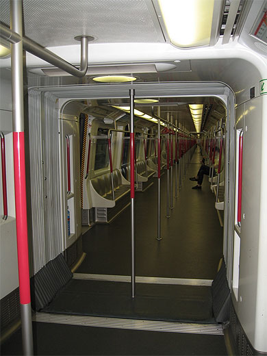 Dans le m�tro de Hong Kong