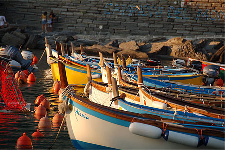 Les barques de Vernazza
