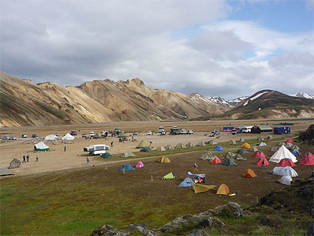 Campement Landmannalaugar