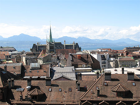 Vue sur les toits