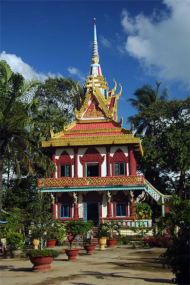 Pagode khmer Sa Lon