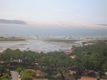 Vue du haut du phare au Cap Ferret