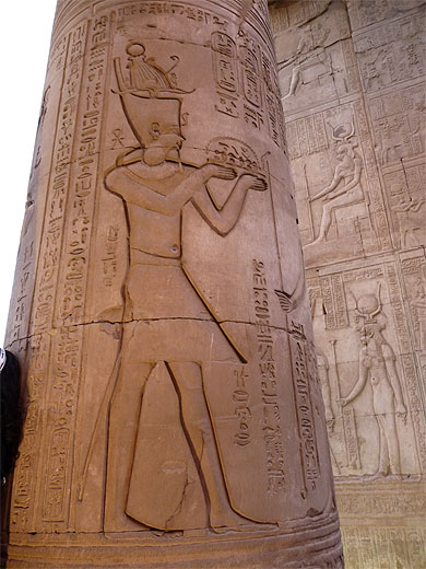 Temple Kom Ombo - Colonne