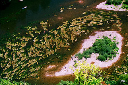 La Dordogne vue du ciel