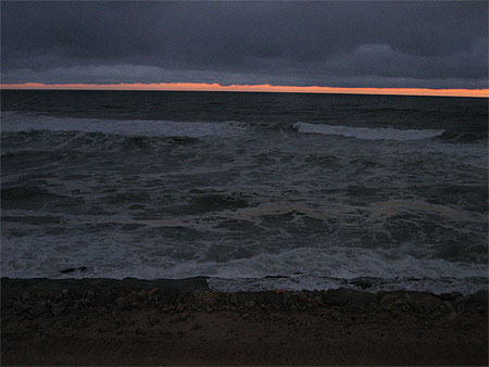 Coucher de soleil apr�s la pluie