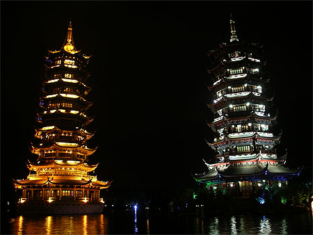 Pagodes d'or et d'argent � Guilin