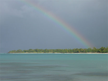 Les Salines apr�s une jolie pluie matinale