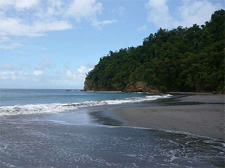 La magnifique plage de l'Anse Couleuvre