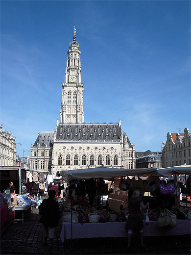Jour de march� sur les places