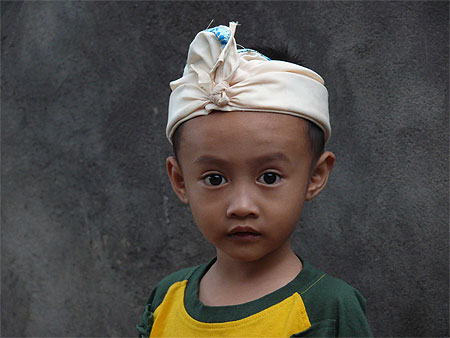 Enfant balinais