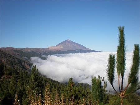 Le Teide vu depuis la route des cr�tes