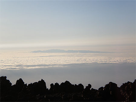 Gran Canaria vue depuis le sommet du teide