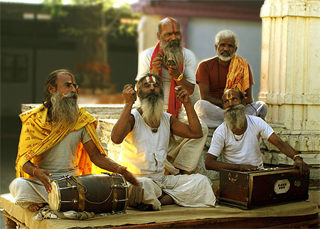 Groupe de Sadhus