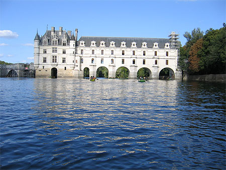 Chenonceau vu du Cher
