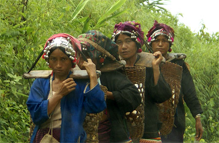 Groupe de femmes Akha