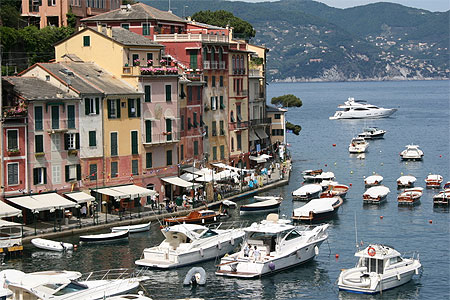 Vue sur Portofino-Ligurie