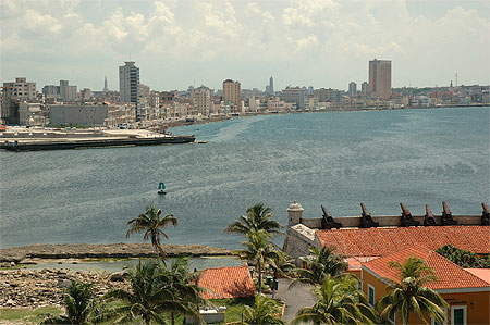 Le Malecon vu du castilo del moro