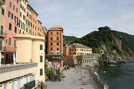 La plage de Camogli