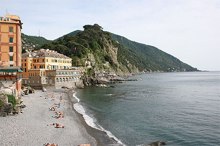 Plage de Camogli-Ligurie