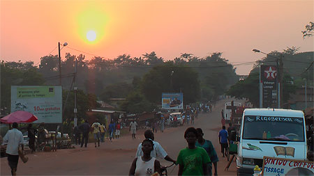 Couch� de soleil sur di�gon�fla