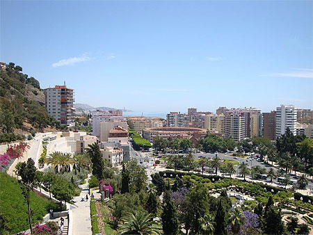 Vue depuis l'Alcazaba