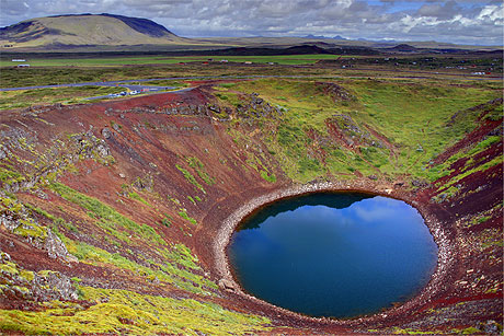 Vue depuis le volcan Keri�