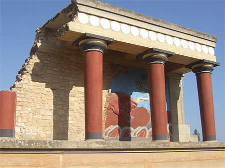 Taureau au palais de Cnossos