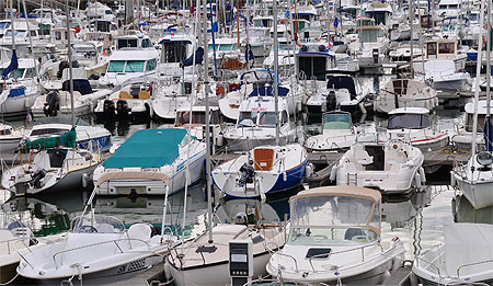 Un port plein � craquer