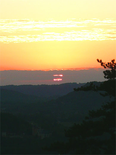 Soleil couchant