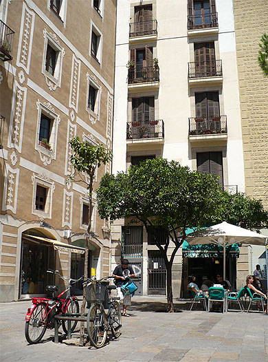 Au d�tour d'une ruelle du Barrio Gotico