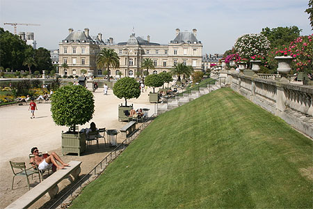 Le S�nat dans le jardin du Luxembourg