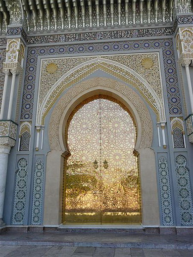 Porte du Palais Royal � Rabat