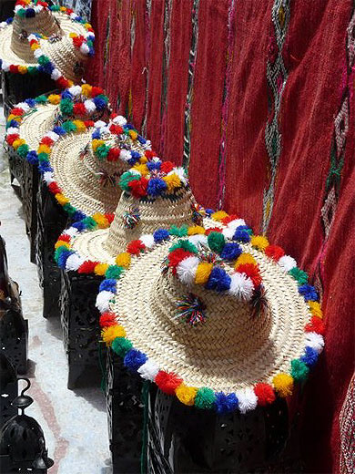 Chapeaux typiques du Nord du Maroc