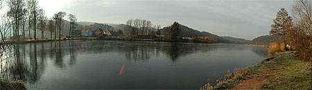 Etang de Baerenthal en hiver