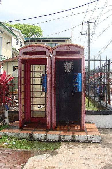 Les anciennes cabines t�l�phoniques 