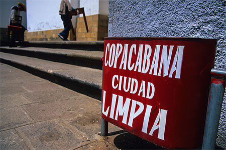 Copacabana, ville propre....