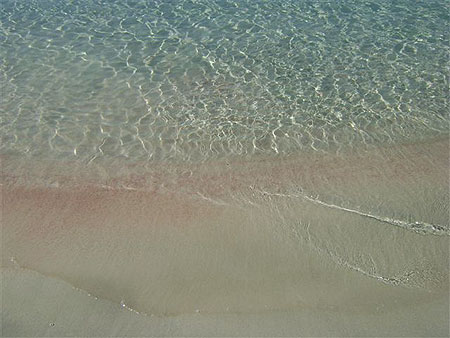 Sable rose d'Elafonissi