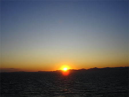 Coucher de soleil