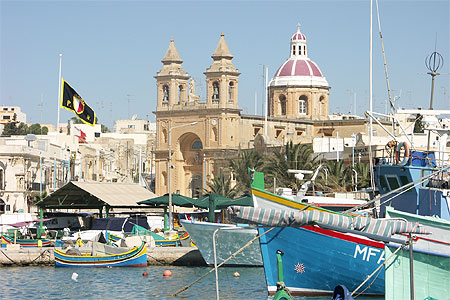 Port et Eglise de Marsaxlokk