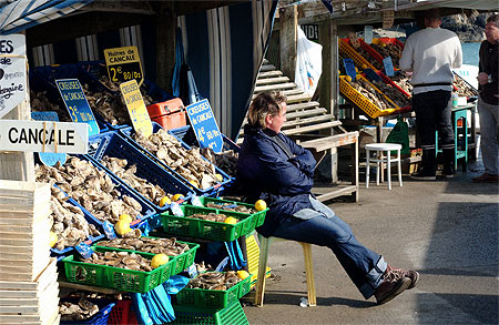 Cancale, les hu�tres